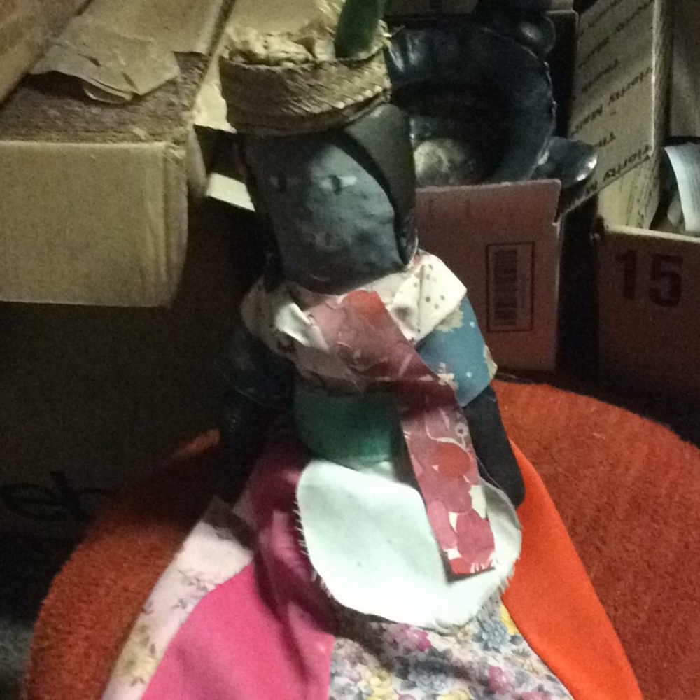 Antique Handmade Cloth Rag Firmly Stuffed Doll